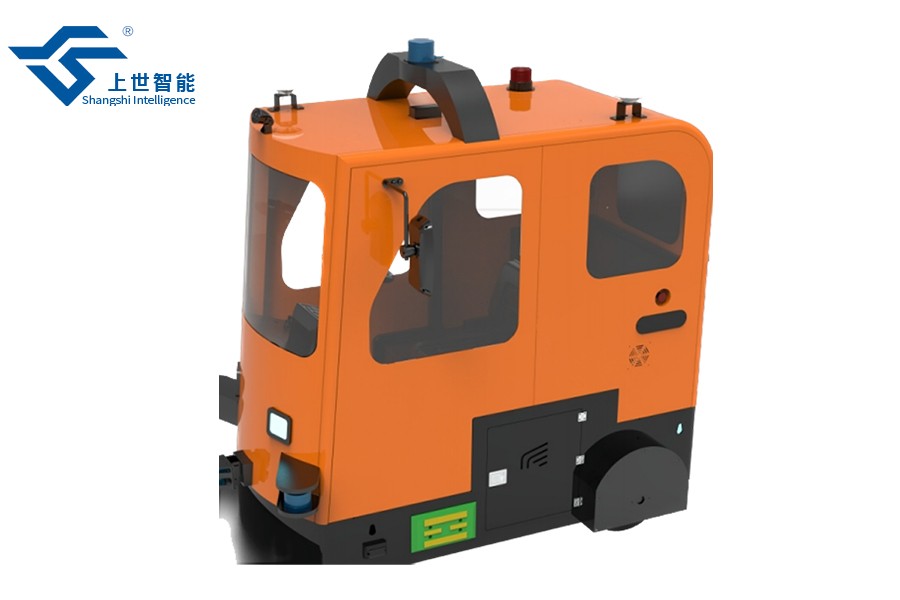 Car towed mobile robot